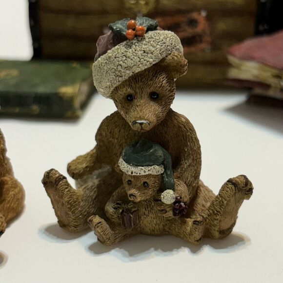 Boyds Bears Anniversary Collector's Edition Bailey's Ol' Trunk Figurines 2002 - Picture 4 of 12